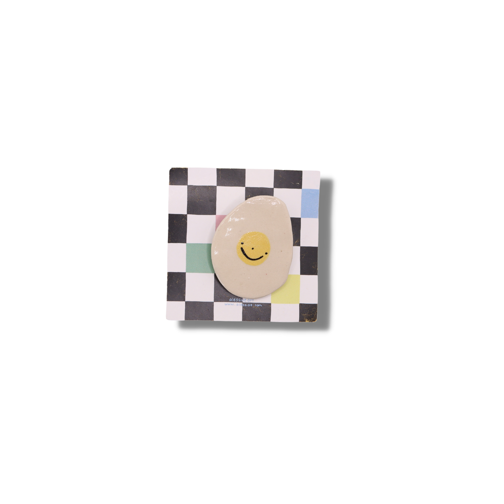 Alessia E Art Egg Brooch #2