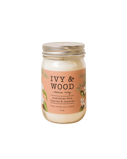 Ivy & Wood Candle | Australian Blue Cypress and Jasmine