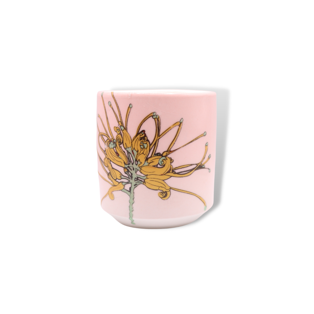 Blue House Porcelain Latte Cup | Pink #3