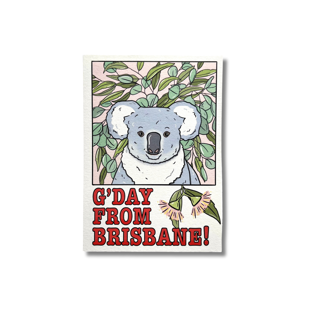Busy Head Postcard | Koala