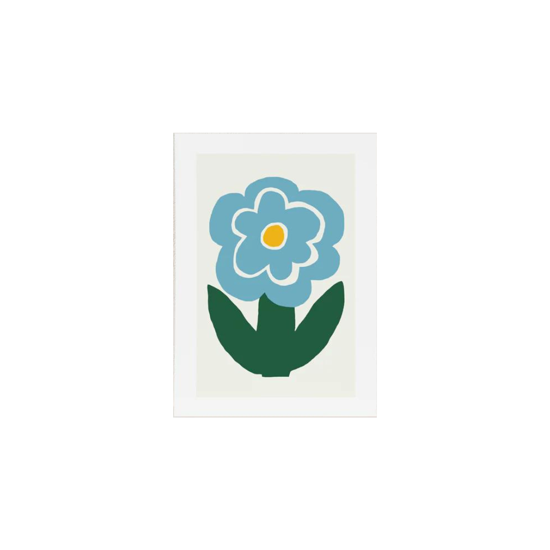 Claire Ritchie Love Bloom Mini Print | Sky