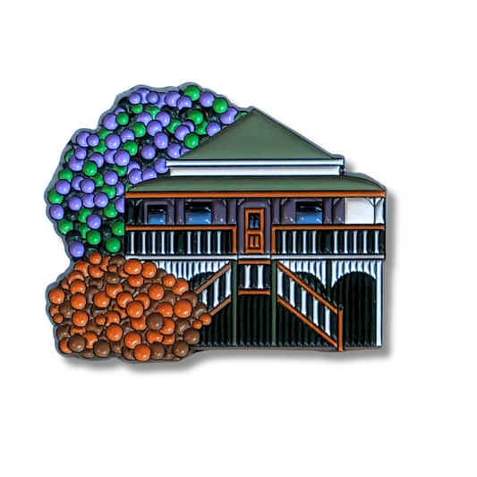 Debra Hood Enamel Pin | Dusty Mauve House