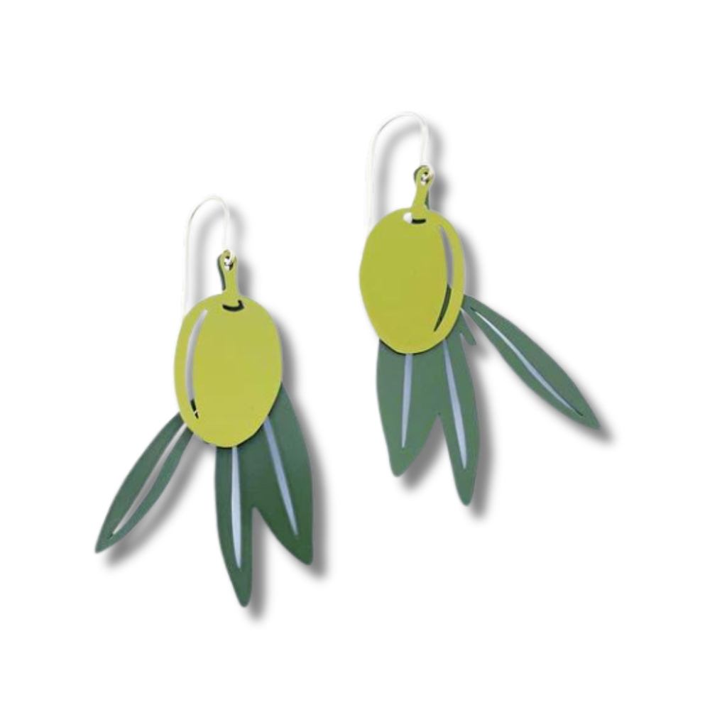 Denz Green Olive Earrings