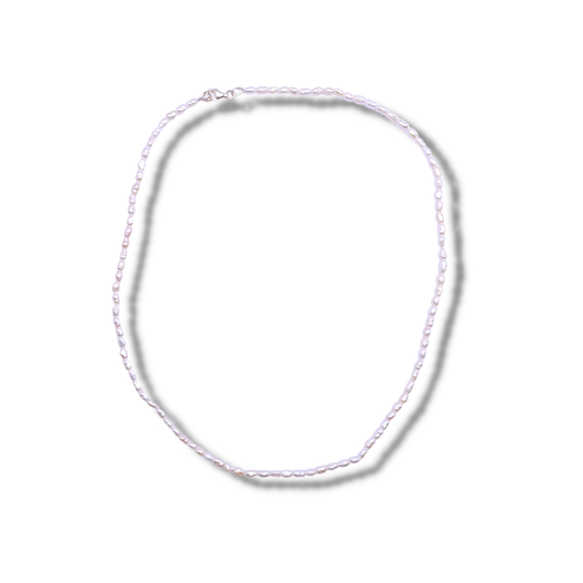 Draper Jewels Necklace | Short Seed Pearl
