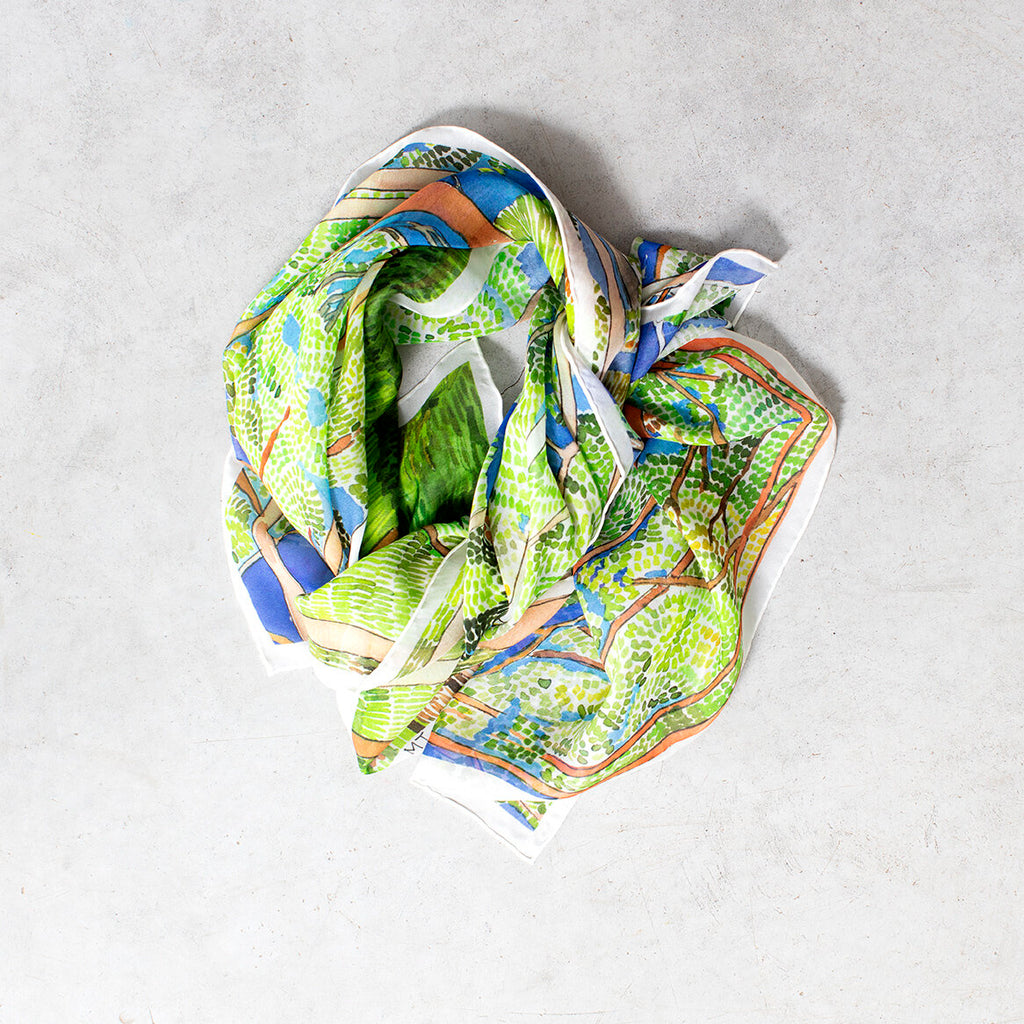 Catherine Baudet Silk Chiffon Scarf | Mt Coot-Tha