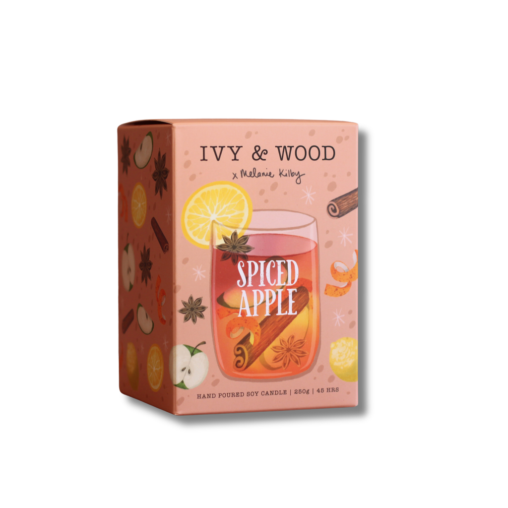 Ivy & Wood Christmas Candle | Spiced Apple