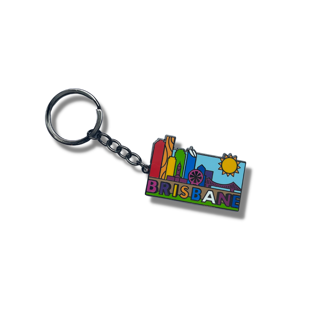 Jesse Irwin Keyring | Brisbane Cityscape