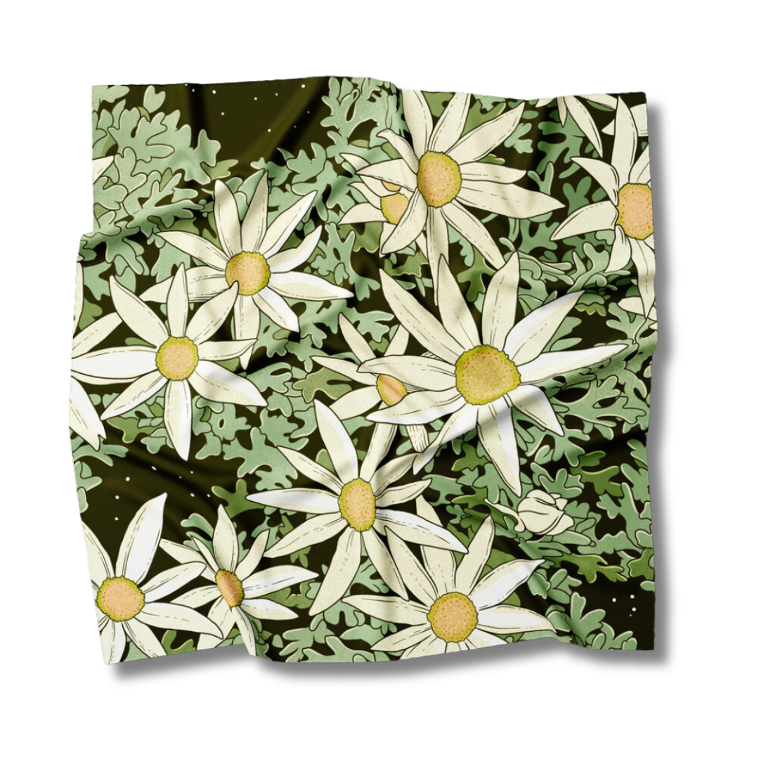 Moonshine Madness Silk Scarf | Flannel Flower