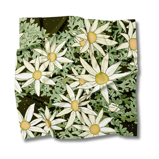 Moonshine Madness Silk Scarf | Flannel Flower