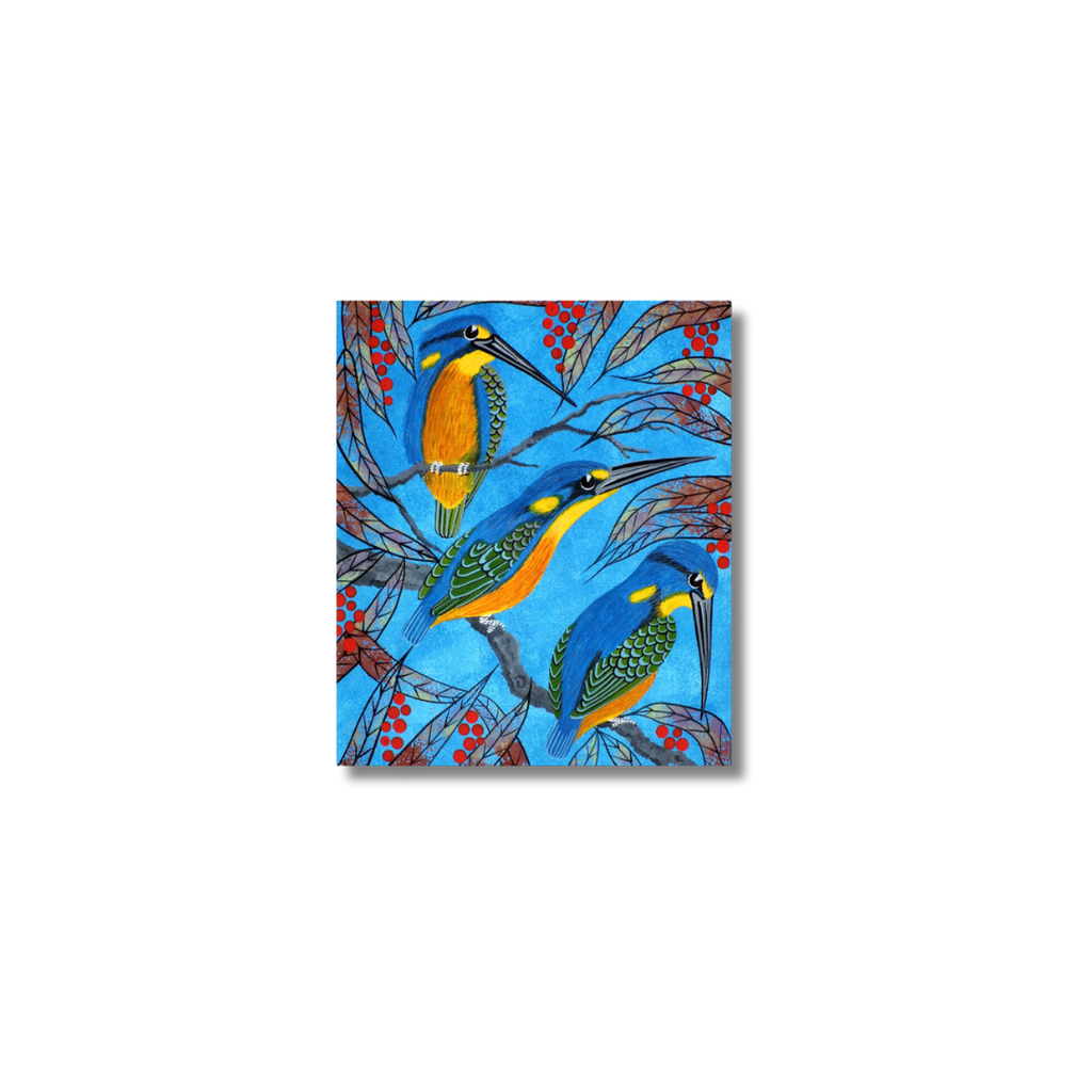 Oral James Roberts Greeting Card | Kingfishers