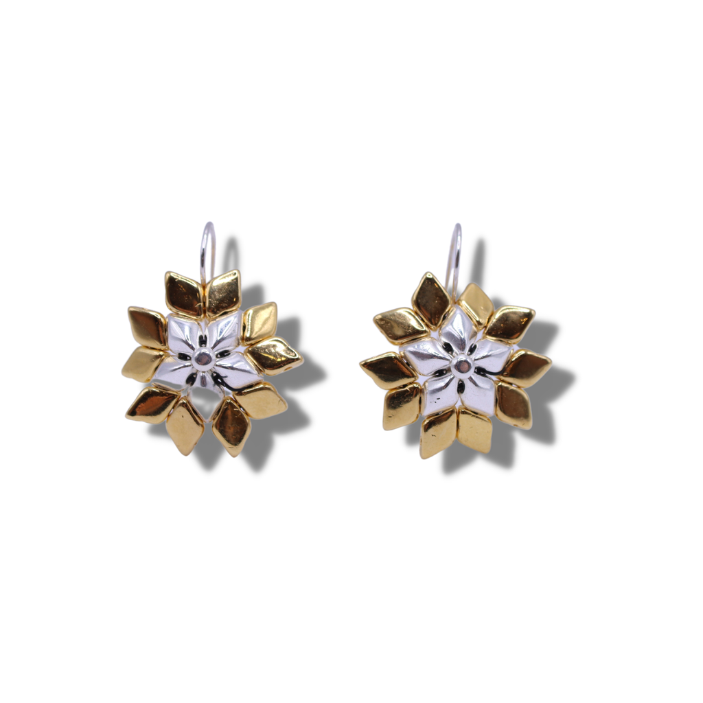 Paula Dunlop Spark Earrings | 24k Gold