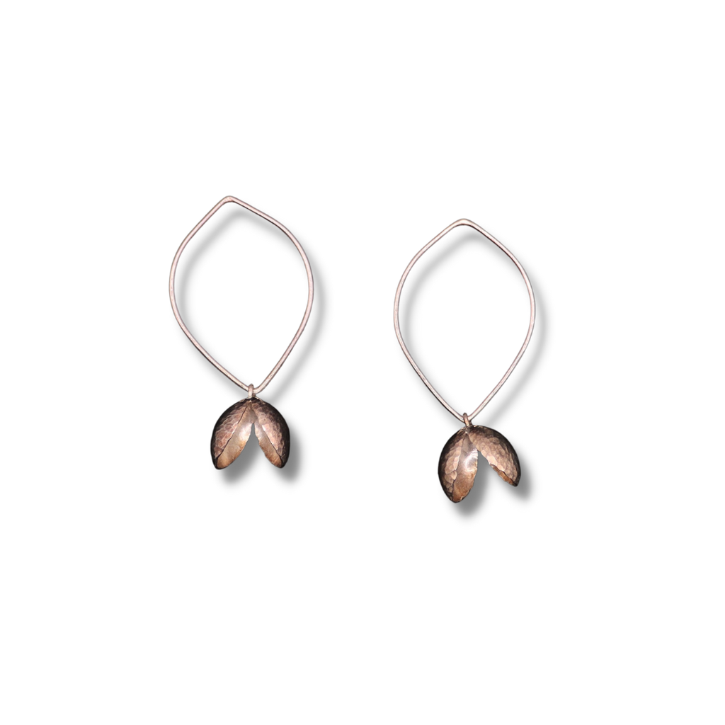 Mari Hirata Seedpod Earrings Sterling Silver