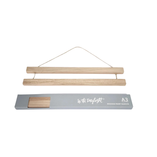 In The Daylight Wooden Print Hanger A3