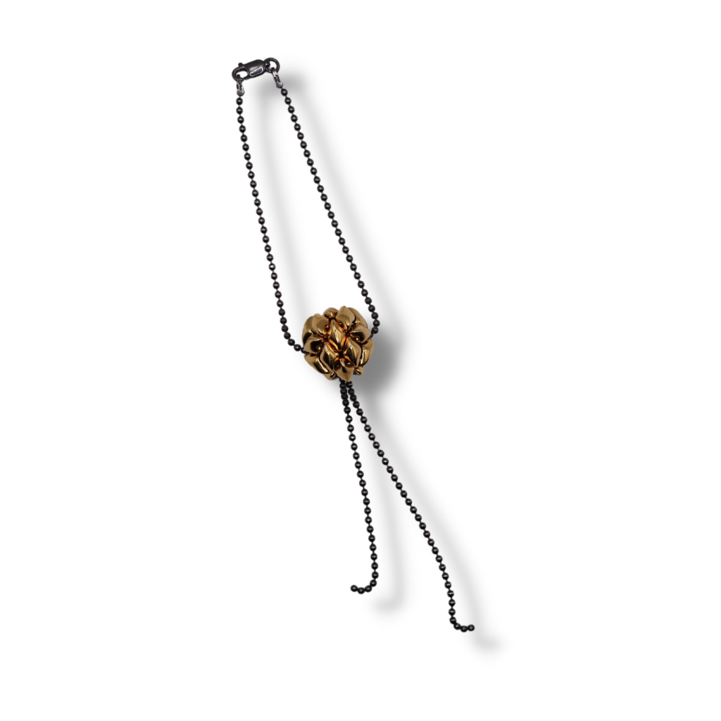 Paula Dunlop Satellite Bracelet | Glass Beads coated in 24k Gold