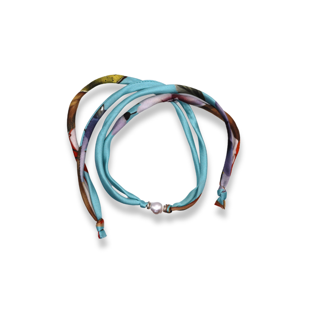 Blue wrap bracelet deals