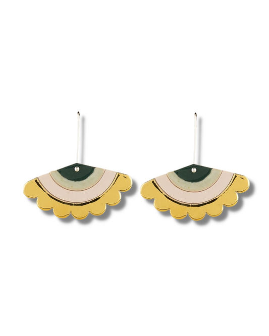 Erin Lightfoot Scallop Drop Earrings