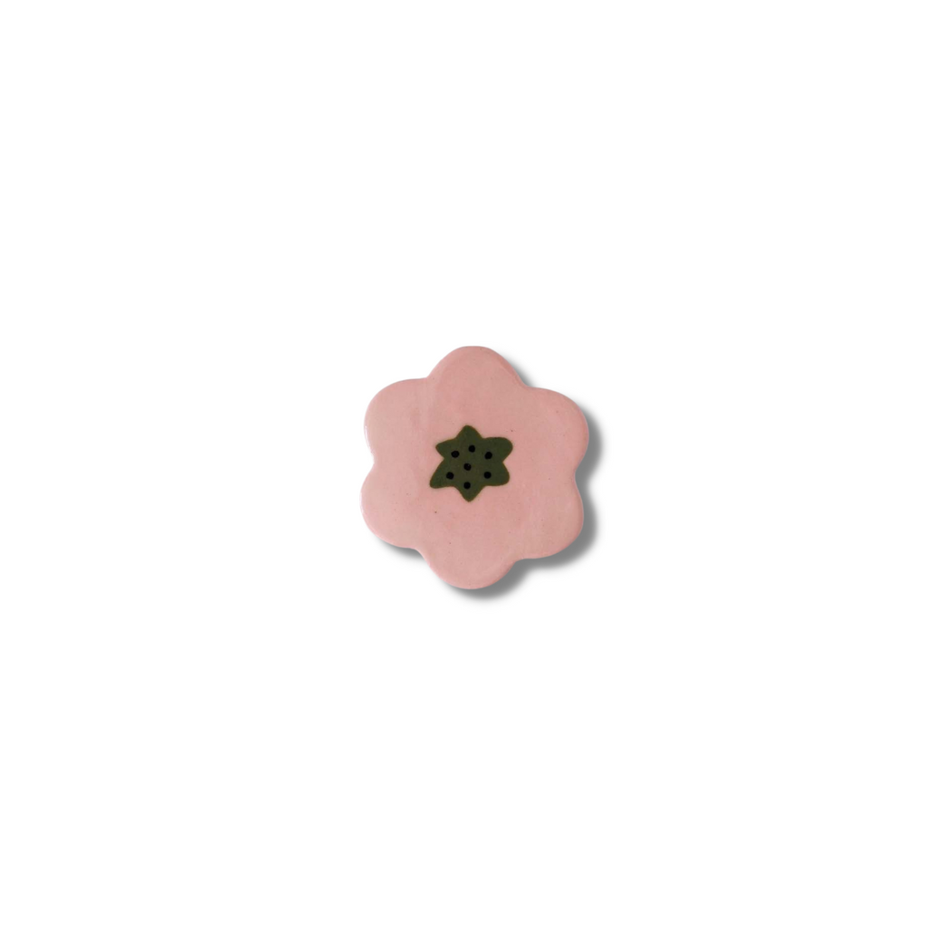 Kathy Gardiner Brooch - Pink Poppy