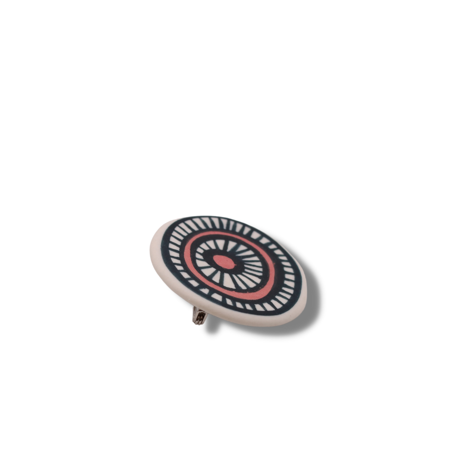Ronelle Clarke Ceramic Brooch #1