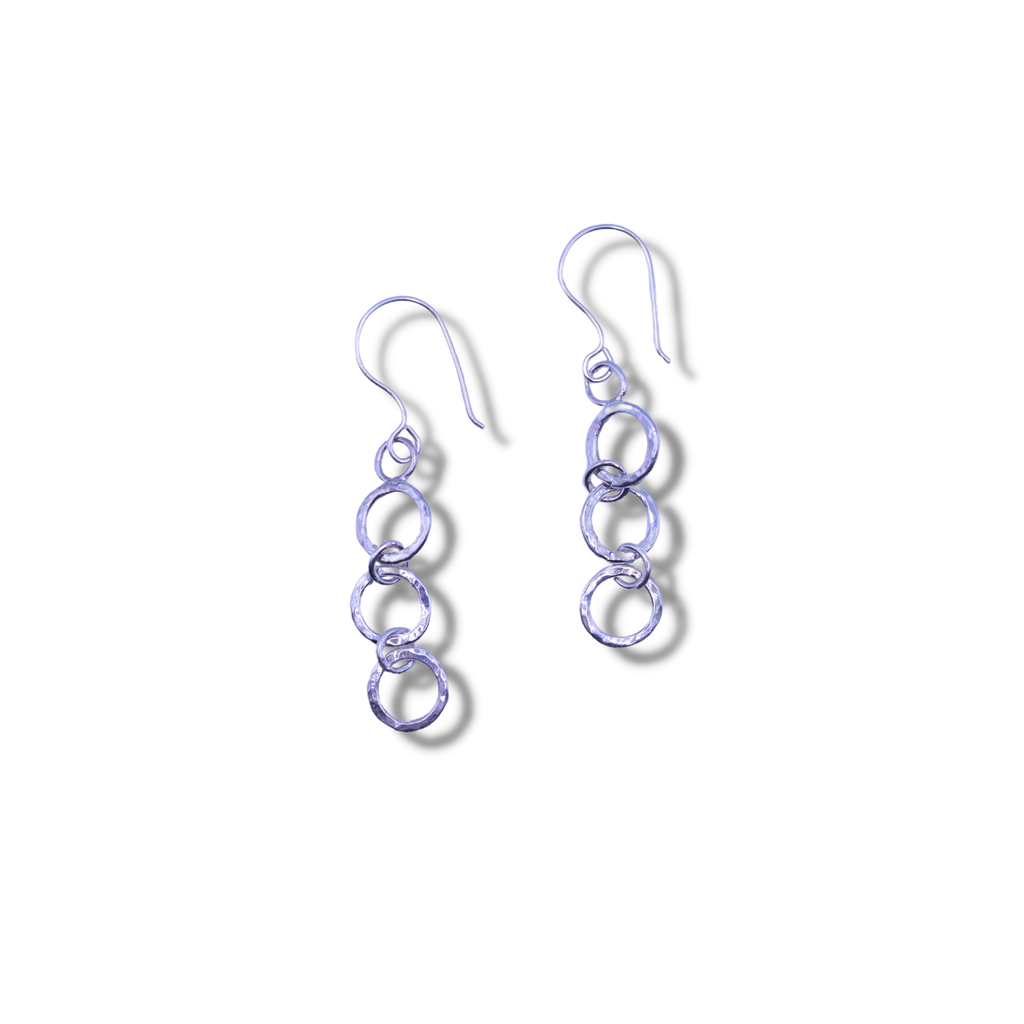 Vivien Bedwell Alt Beaten Round Earrings
