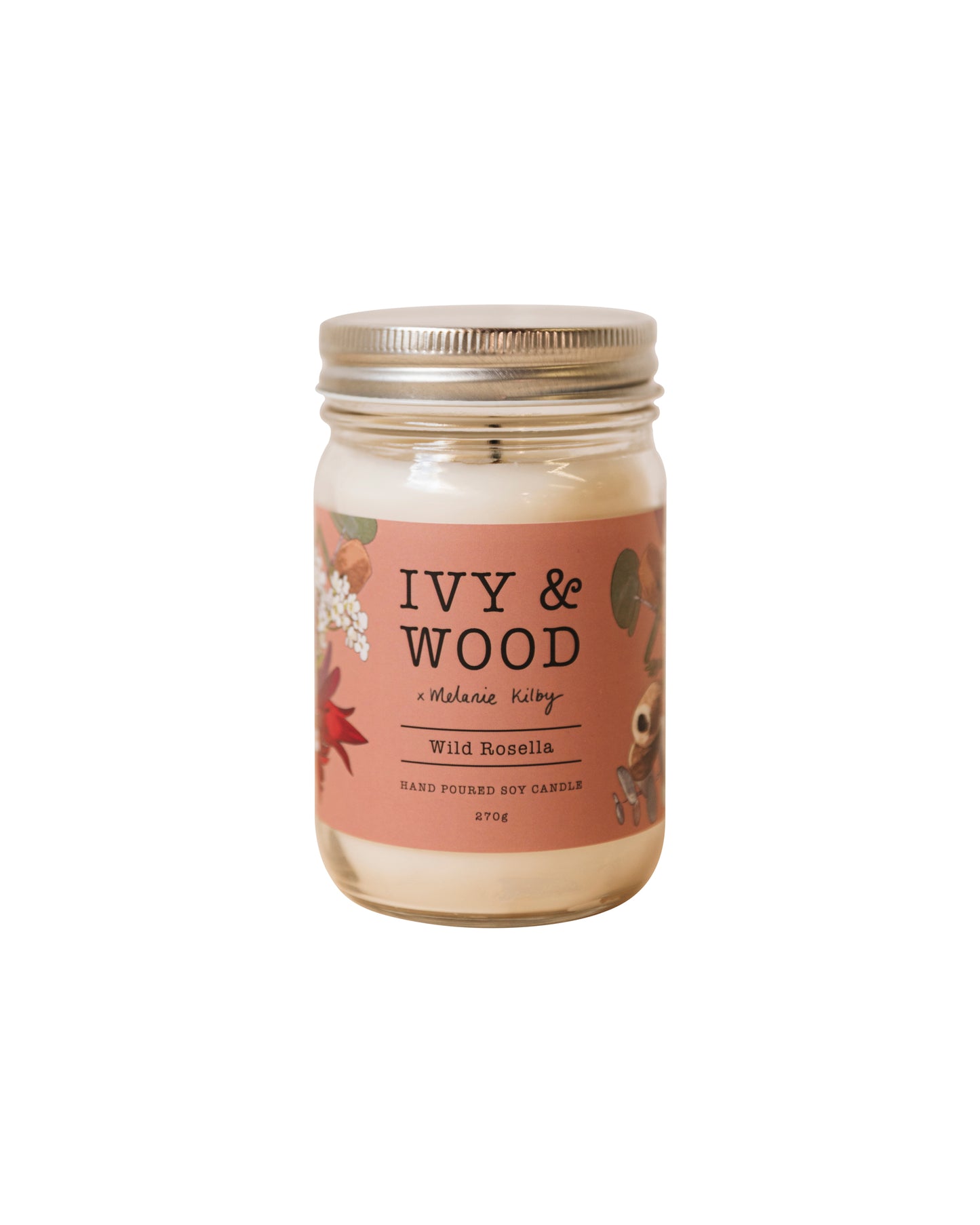 Ivy & Wood Candle | Wild Rosella