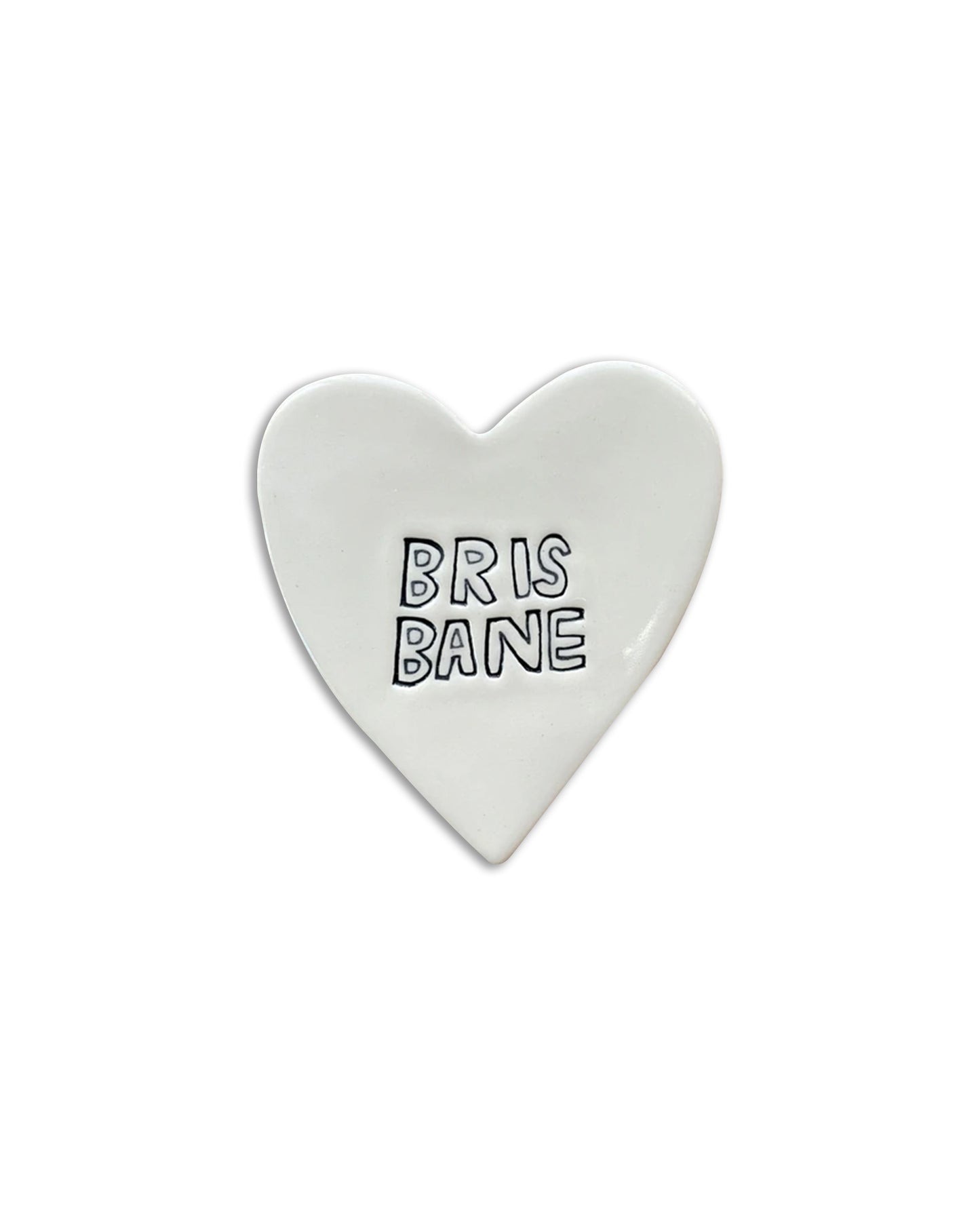 Paper Boat Press Magnet | Brisbane - Heart
