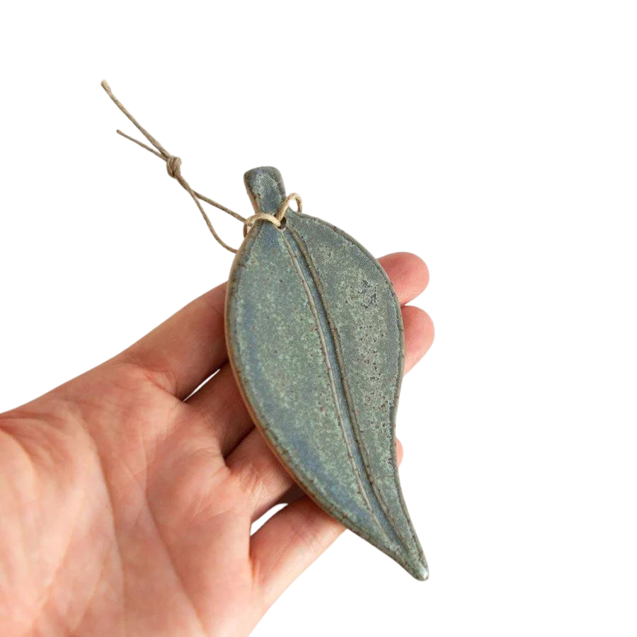 Kim Wallace Eucalyptus  Leaf Ornament | Bluegum - Large
