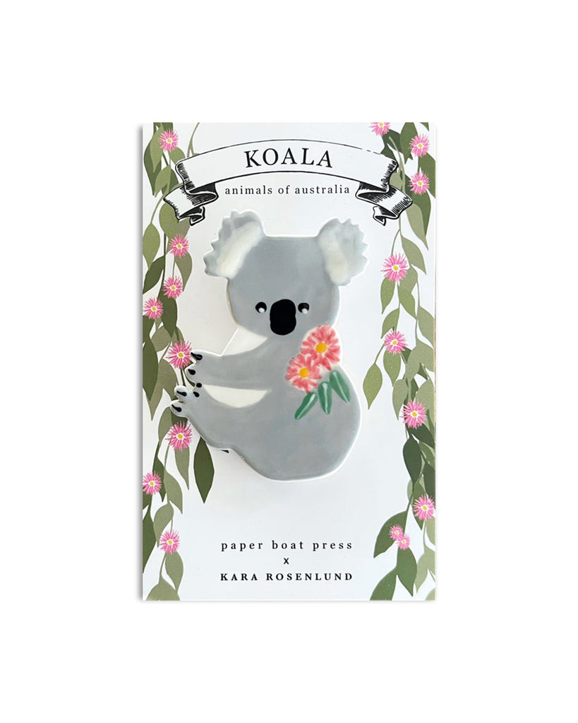Paper Boat  Press Magnet | Koala