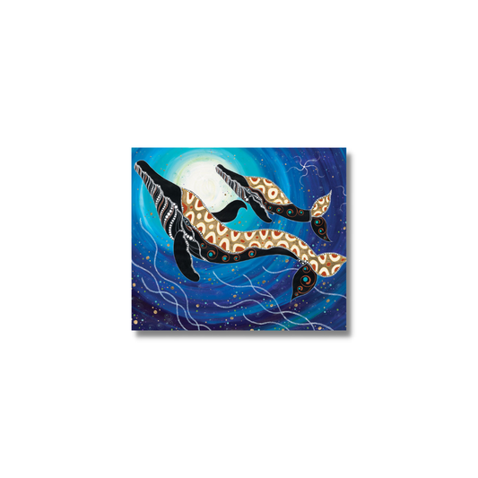 Melanie Hava Greeting Card | Humpback Whales