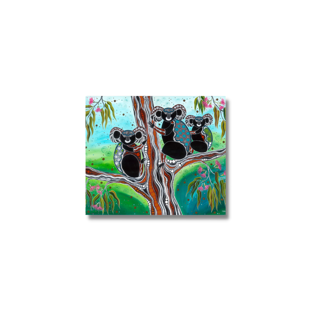 Melanie Hava Greeting Card | Koalas in the Gumtree