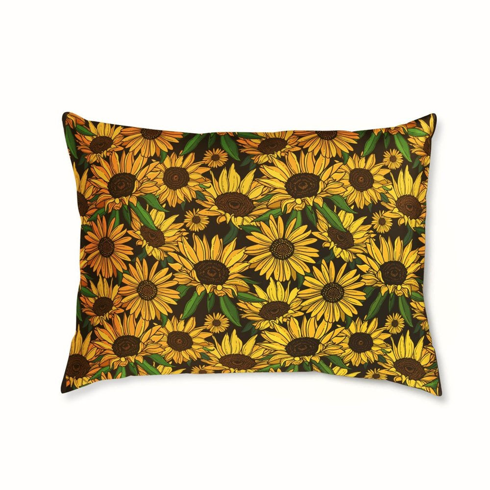 Moonshine Madness Silk Pillowcase | Sunflowers